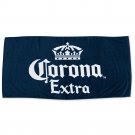 Corona Extra Navy Beach Towel Blue