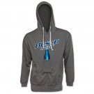 Busch Light Logo Beer Pouch Hoodie Gray
