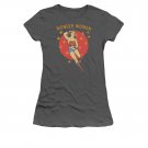Wonder Woman Circle Juniors T-Shirt Gray
