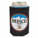 Busch Beer Logo Koozie Black