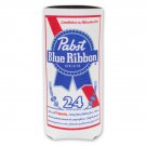Pabst Blue Ribbon 24 Ounce Beer Koozie White