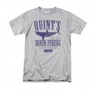 Jaws Men's Quint's Shark Fishing Tee Shirt Gray