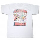 Schoolhouse Rock America Rocks Patriotic Retro Graphic Tee Shirt White
