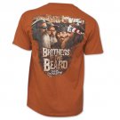 Duck Dynasty Beard Brothers Tee Shirt Orange