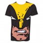Wolverine X-Men Superhero Marvel Giant Face Print TShirt Black