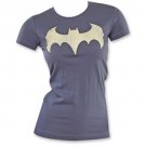 Batman Logo Women's Shirt Grey Gray