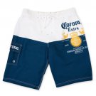 Corona Extra Label Mens Swim Board Shorts White