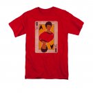 Star Trek TOS Uhura Queen Card T-Shirt Red