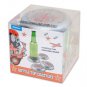 Bottle Top Coaster Set Silver
