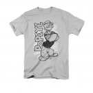 Popeye Inked Tee Shirt Gray