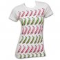 Velvet Underground Repeating Bananas Juniors Graphic TShirt White