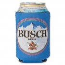 Busch Beer Can Koozie Blue