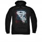 Superman Real Heroes Never Die Pullover Hoodie Black
