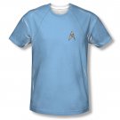 Star Trek TOS Science Uniform Costume Sublimation T-Shirt Blue