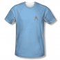 Star Trek TOS Science Uniform Costume Sublimation T-Shirt Blue