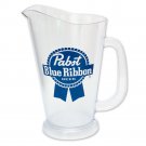 Pabst Brewing Co. Plastic 60 Oz PBR Pitcher Clear