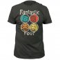 Marvel Comics Fantastic Four Circle Portrait T-Shirt Gray