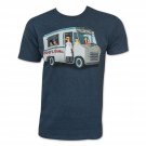 Bob's Burgers Food Truck Gang Navy Heather T-Shirt Blue