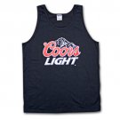 Coors Light Beer Logo Shirt Mens Tank Top Black