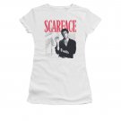 Scarface Stairway Juniors T-Shirt White