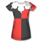 Batman Harley Quinn Sublimation Costume Tee Shirt Red