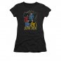 Star Trek Warp Factor 4 Juniors T-Shirt Black