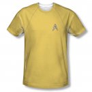 Star Trek TOS Command Uniform Costume Sublimation T-Shirt Yellow