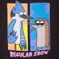 Regular Show Mordecai &amp; Rigby Panel T Shirt Black
