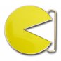 Pac-Man Nintendo Yellow Icon Chrome Belt Buckle