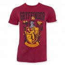 Harry Potter Men's Gryffindor Insignia Tee Shirt Red