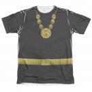 Batman Men's Classic TV Catwoman Sublimation Costume Tee Shirt Black