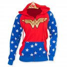 Wonder Woman Gold Logo Costume Hoodie Red