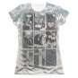 Batman Last Laugh Sublimation Juniors Tee Shirt Gray