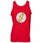 The Flash Logo DC Comics Costume Men's Tank Top Shirt Red