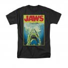 Jaws Bright Poster Tee Shirt Black