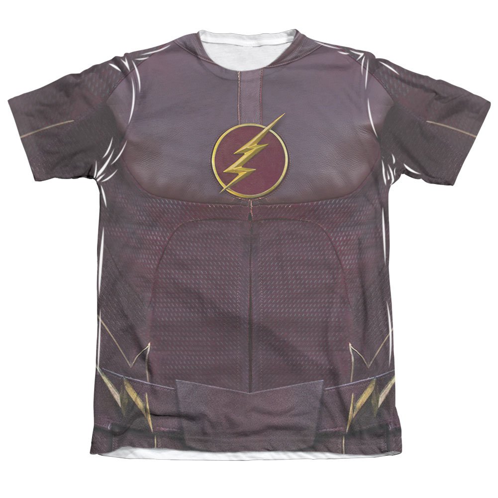 The Flash Uniform Costume Sublimation T-Shirt White