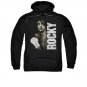Rocky Painted Pullover Hoodie Black