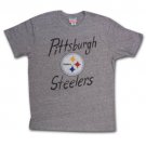 Pittsburgh Steelers Fan Tee Heather Grey Gray