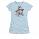 Parks And Recreation What's Crackin Boo Juniors Tee Shirt Blue