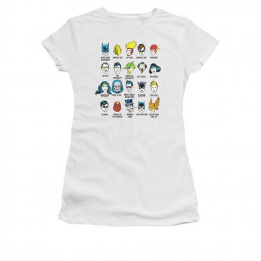 Justice League Juniors Comic Issues Tee Shirt White