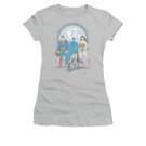 Justice League Trinity Juniors Tee Shirt Gray