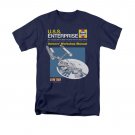 Star Trek Enterprise Manual T-Shirt Blue