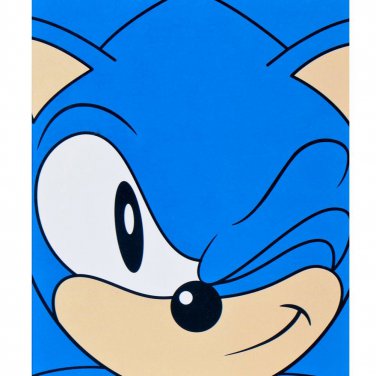 Sonic The Hedgehog Fleece Blanket Blue