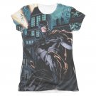 Batman Coming For You Sublimation Juniors Tee Shirt Blue