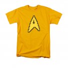 Star Trek TOS 8-Bit Command Symbol T-Shirt Yellow