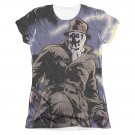 Watchmen Rorschach Storm Sublimation Juniors T-Shirt Gray
