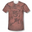 Superman Justice Upheld Sublimation T-Shirt Red