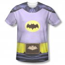 Batman Men's Classic TV Costume Sublimation Tee Shirt Gray