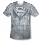 Superman Made Of Steel Sublimation T-Shirt Gray
