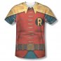 Batman Classic TV Robin Sublimation Costume Tee Shirt Red